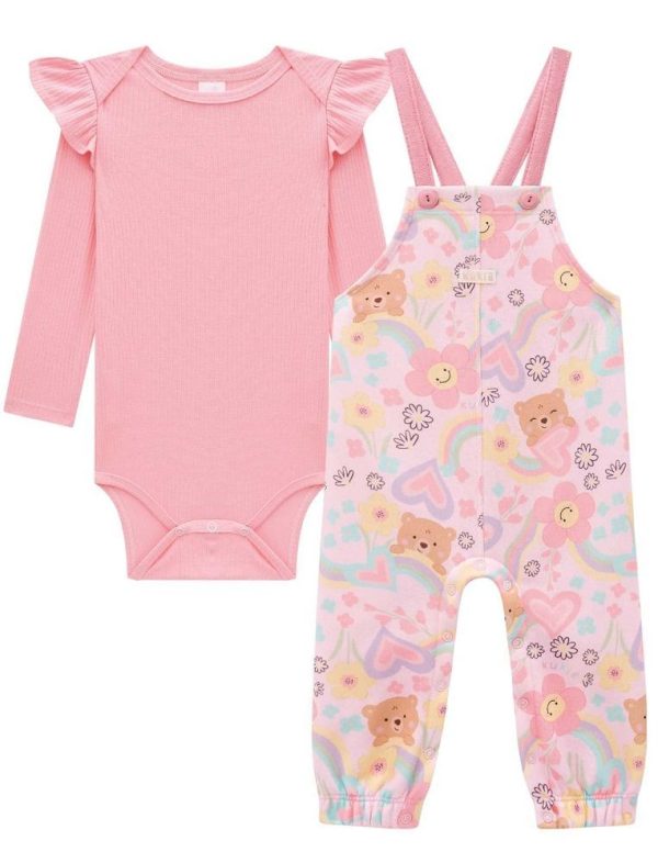CONJUNTO JARDINEIRA E BODY ML KUKIE - Image 2