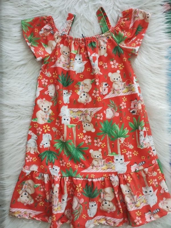 VESTIDO MANGA CIGANA PIQUENIQUE KUKIE - Image 3
