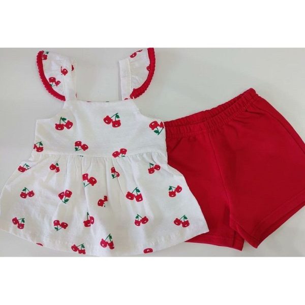 CONJUNTO INFANTIL BATA ALÇA E SHORTS MOLETINHO ALAKAZOO - Image 2