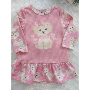 79802 P-GG KUKIE VESTIDO ML DOG C/LACO
