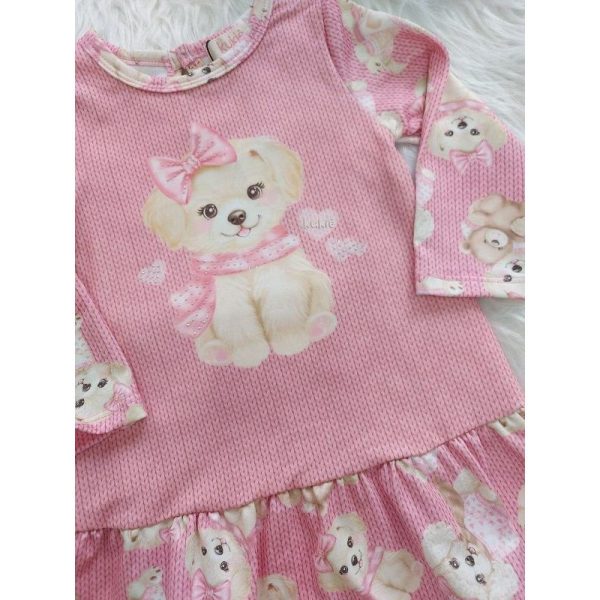 79802 P-GG KUKIE VESTIDO ML DOG C/LACO - Image 2