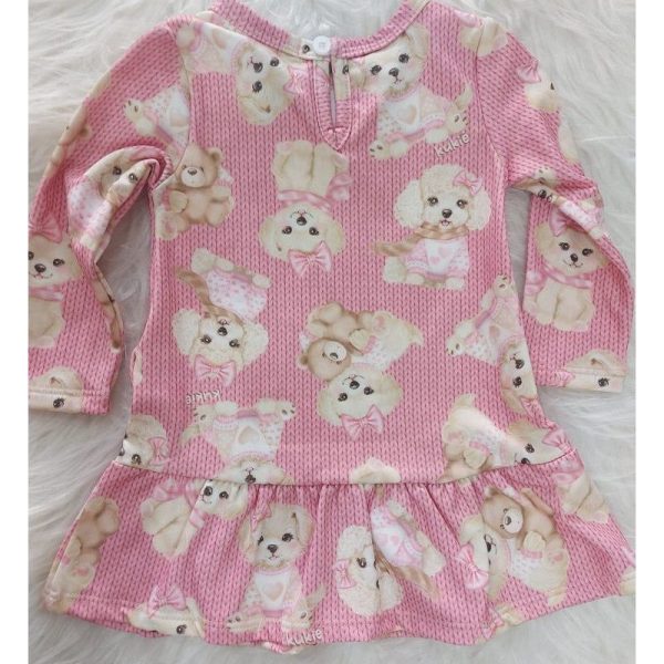79802 P-GG KUKIE VESTIDO ML DOG C/LACO - Image 4
