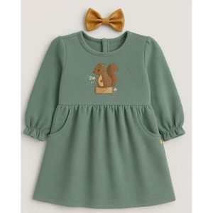 N6892 1-4 NINI BAMBINI VESTIDO ML ESQUILO