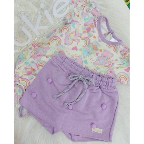 85728 1-3 KUKIE CJ BODY URSOS CARINHOSOS/SHORT SAIA  1 - Imagem 2
