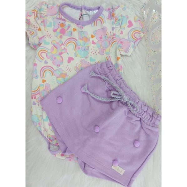85728 1-3 KUKIE CJ BODY URSOS CARINHOSOS/SHORT SAIA  1 - Imagem 3
