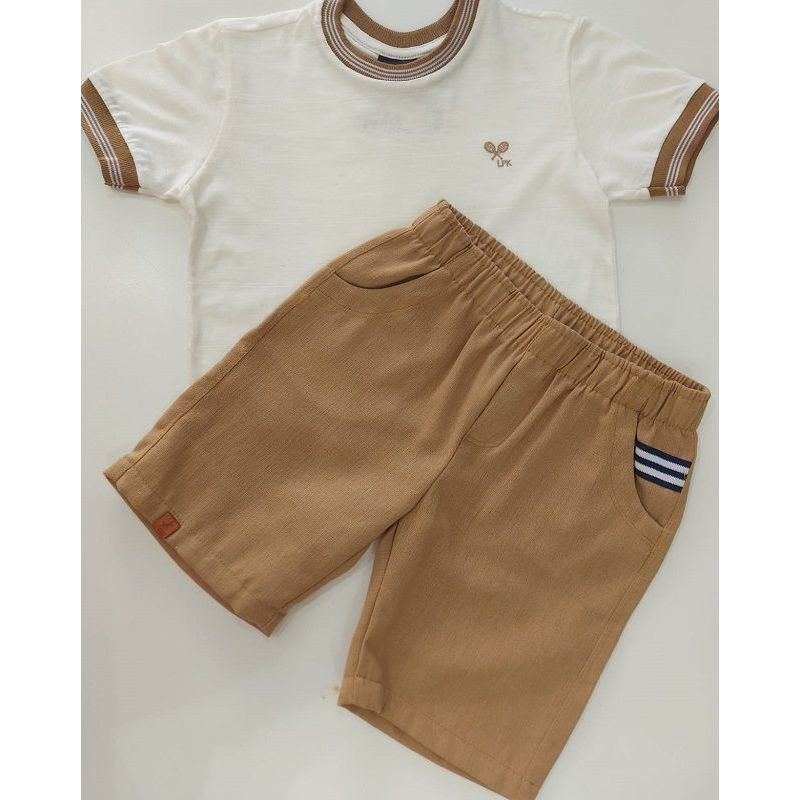 6410 4-10 LANFEL CJ CAMISETA RAQUETE/BERM LINHO 4