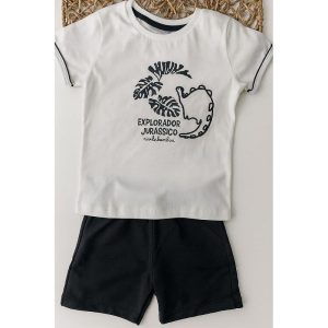 N7831 1-4 NINI BAMBINI CJ CAMISETA EXPLORADOR/BERM MOL 4